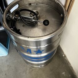 Keg and tap