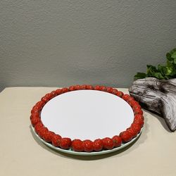 VTG  Shafford Sculpted Ceramic Cake Plate