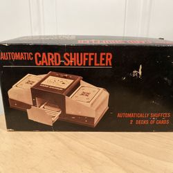 Vintage Automatic Playing Card Shuffler Untested No batteries