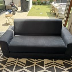 Charcoal Foldout Couch