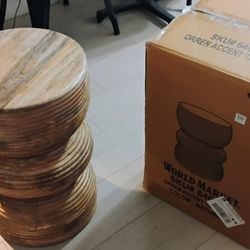 Orren  Wood Accent  Table