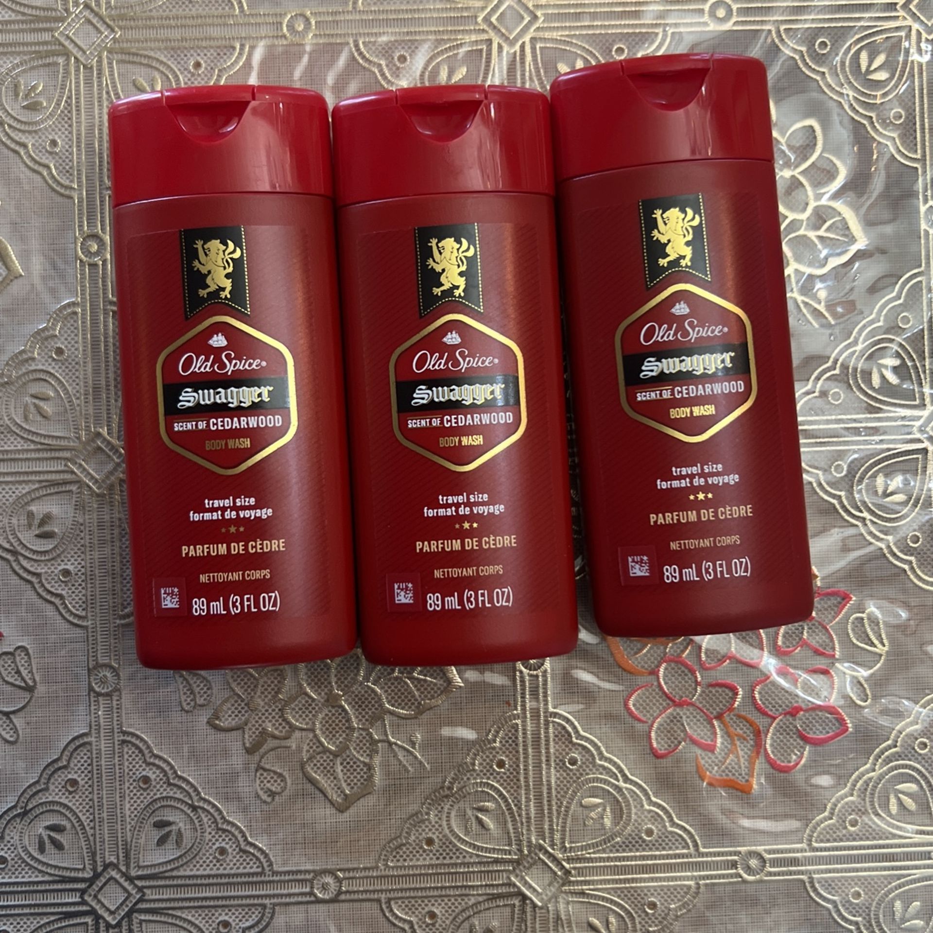 Old Spice Body Wash Travel, Size 89 Ml.$3.For The 3 Bottles Tempe Rural And Apache 