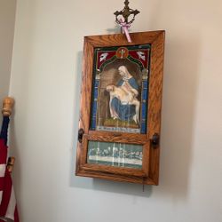 Virgin  Mary & Jesus Shadow Box
