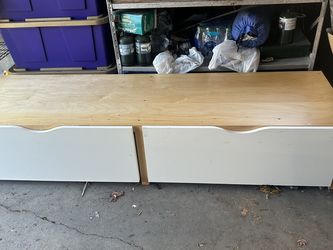 Ikea Media Stand With Two Large Drawers