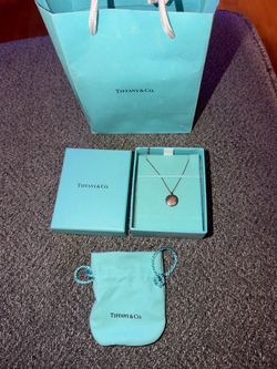 Tiffany & Co. Initial Pendant Necklace