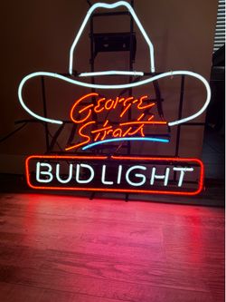 George Strait Bud Light Neon
