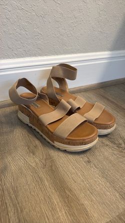 Steve Madden Platform Cork Wedge Sandals