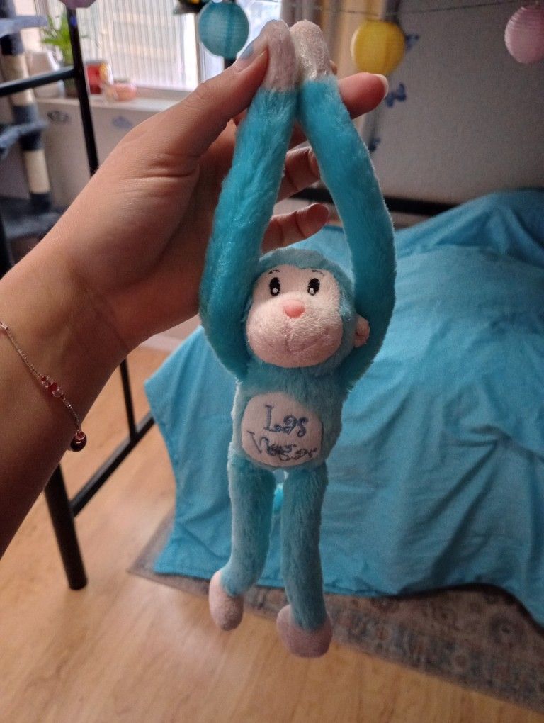 Blue Monkey Plush