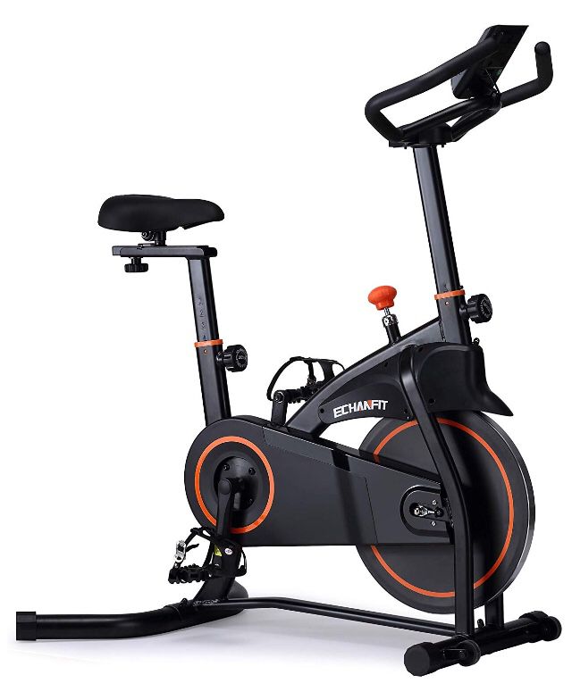 Brand new inside the box Indoor Exercise Bike Stationary Cycling with Quiet Smooth Belt Magnetic Resistance for Cardio Training Fitness at Home and S