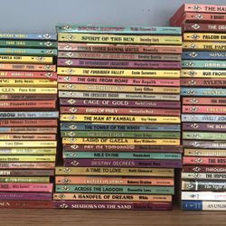 69 Vintage Harlequin Romance Books (1960’s And Up)