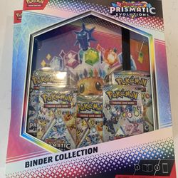 Prismatic Evolution Binder Collection Pokemon