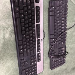 Dell And HP Keyboard 