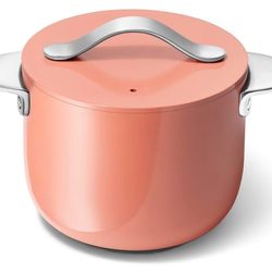 Caraway Petite Cooker - 2 Qt Ceramic Coated Pot - Free From Forever Chemicals - Perfect for Rice, Grains, or Sauces - Perracotta