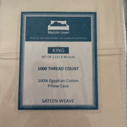 Mycots Linen King Set Of 2