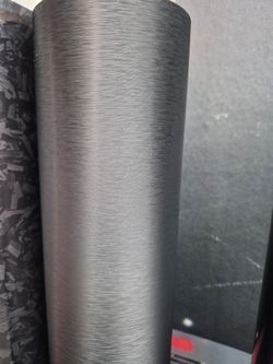 Satin glossy gloss forged, carbon fiber, damascus, brush black, metallic red vinyl wrap by the yard