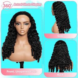 Brand new 12 Inch Burmese Curly Half Wig Human Hair