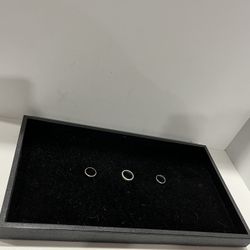 Black Velvet Insert Jewelry Tray