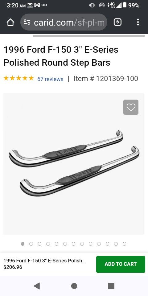 Ford Truck Side Step Crome