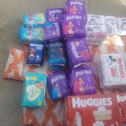 Diapers Pull Ups Wipes