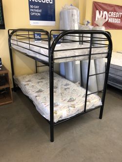 Bunk Bed with Mattresses