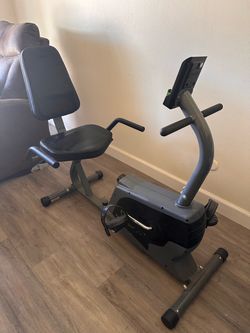 Recumbent exercise bike