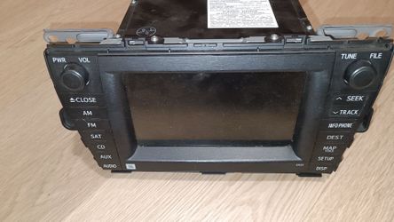 OEM Toyota JBL navigation radio from a Prius.