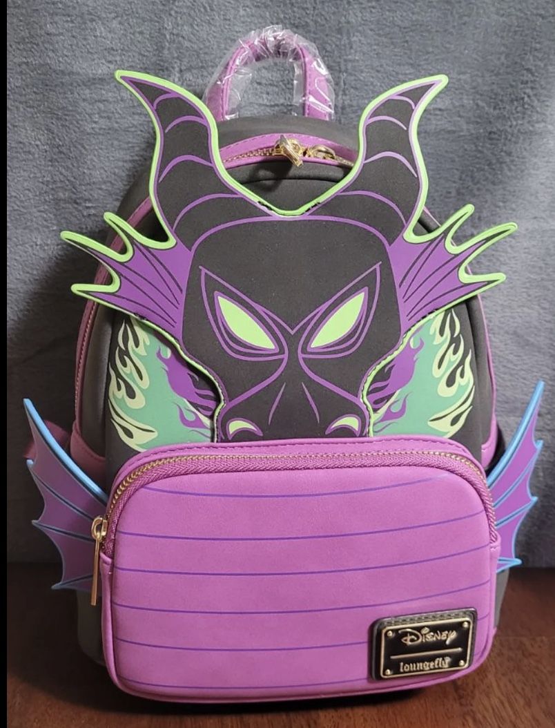 Exclusive Loungefly Maleficent Dragon with Glow in the Dark Flames for Sale  in South Pasadena, CA - OfferUp