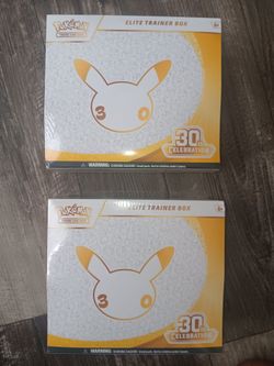 Pokemon 30th Celebration Elite Trainer Boxes(2 available)