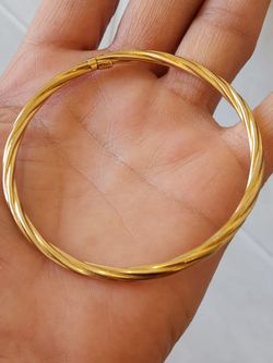 Brazalete oro 10k
