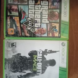 GTA V AND COD MW3 Xbox 360 Games Bundle $35