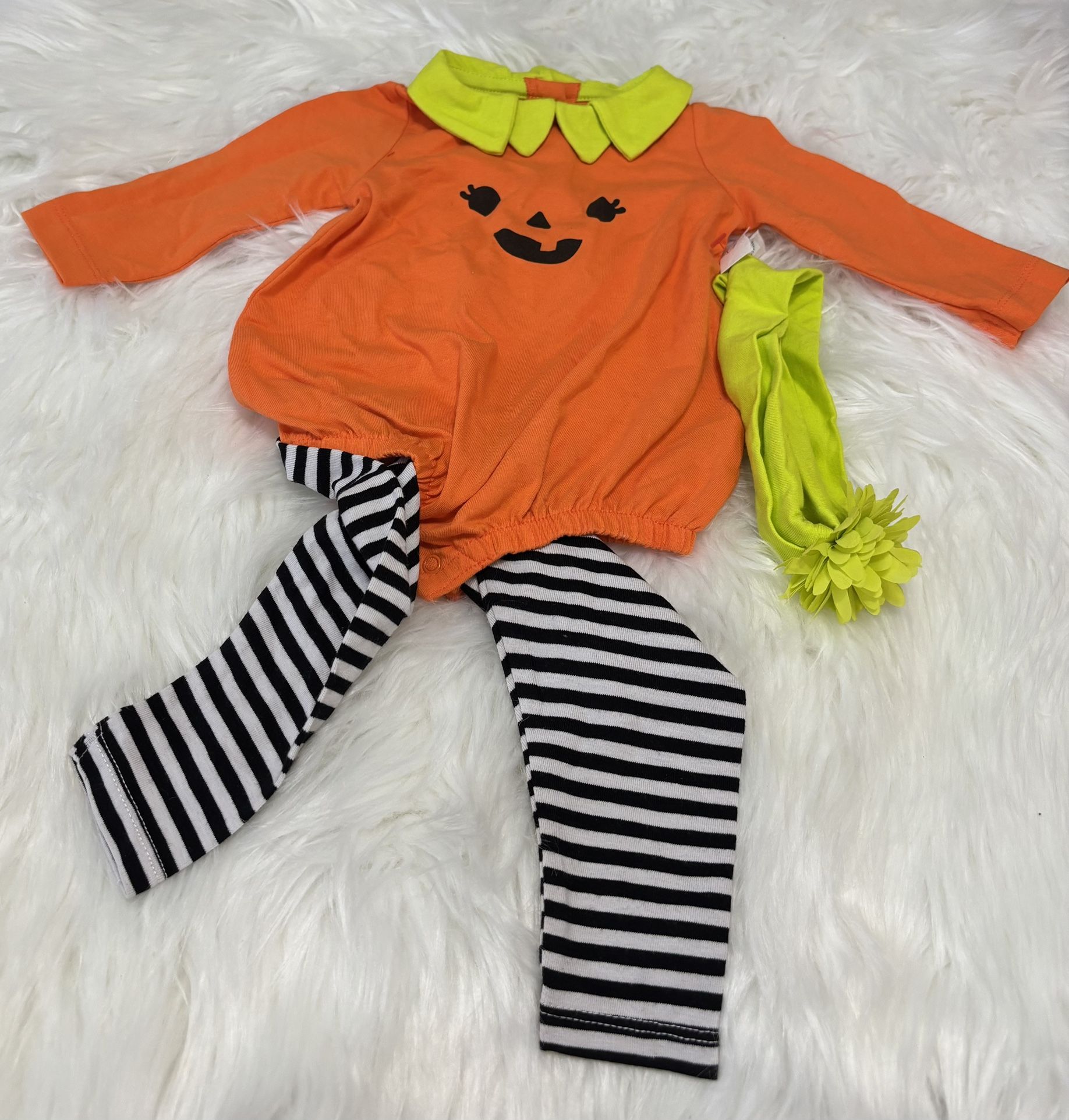 NWOT! Cat & Jack Pumpkin 🎃 Outfit *0-3 Months