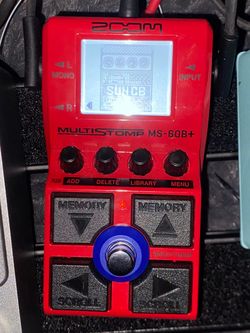 Zoom MS-60B+ MultiStomp Bass Multi-Effects Pedal