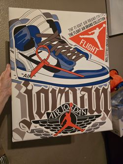 16x20 Nike Air Jordan Canvas Wall Decor