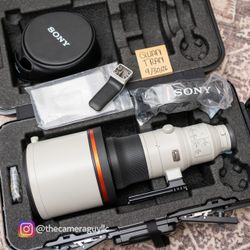 Sony 600mm f4 GM lens