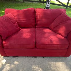 Red Loveseat For sale