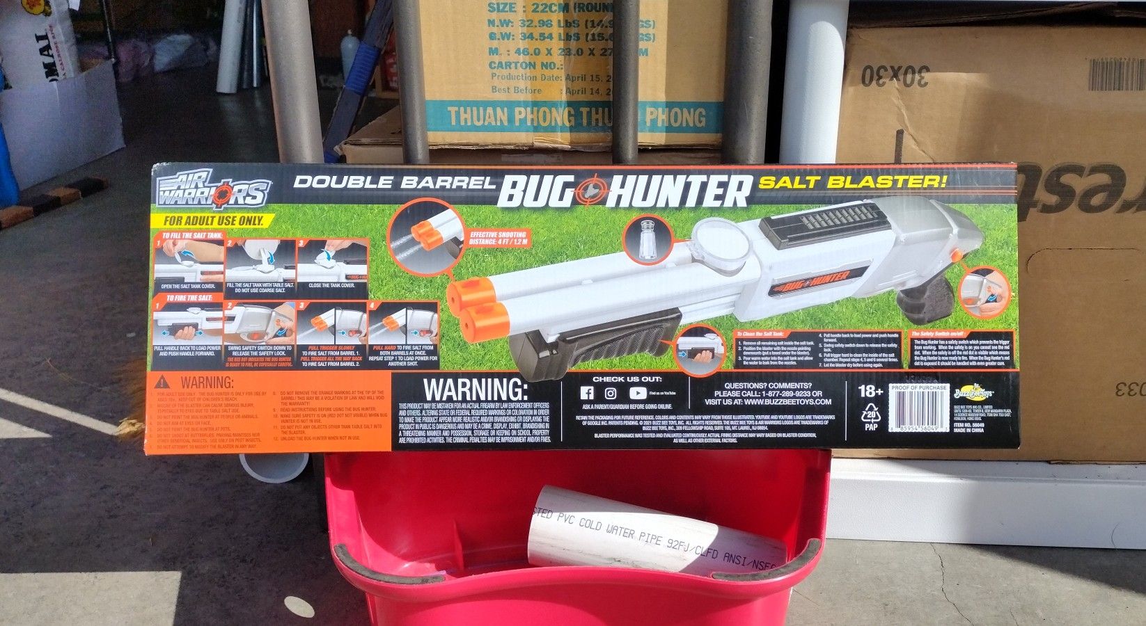 NEW BUG HUNTER SALT BLASTER. $15 each.