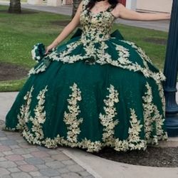 Emerald Green Quince Dress
