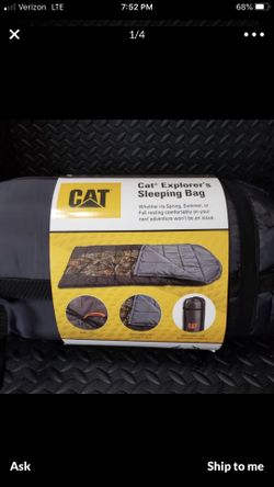 CAT realtree sleeping bag