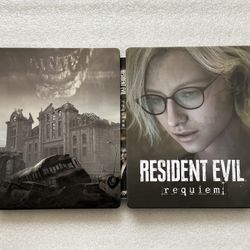 Resident Evil requiem Custom made G2 Steelbook/SteelUp Case PS4/PS5/Xbox No Game