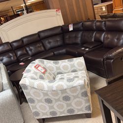 Brand New leather like couch vegan brand new sectional $2000