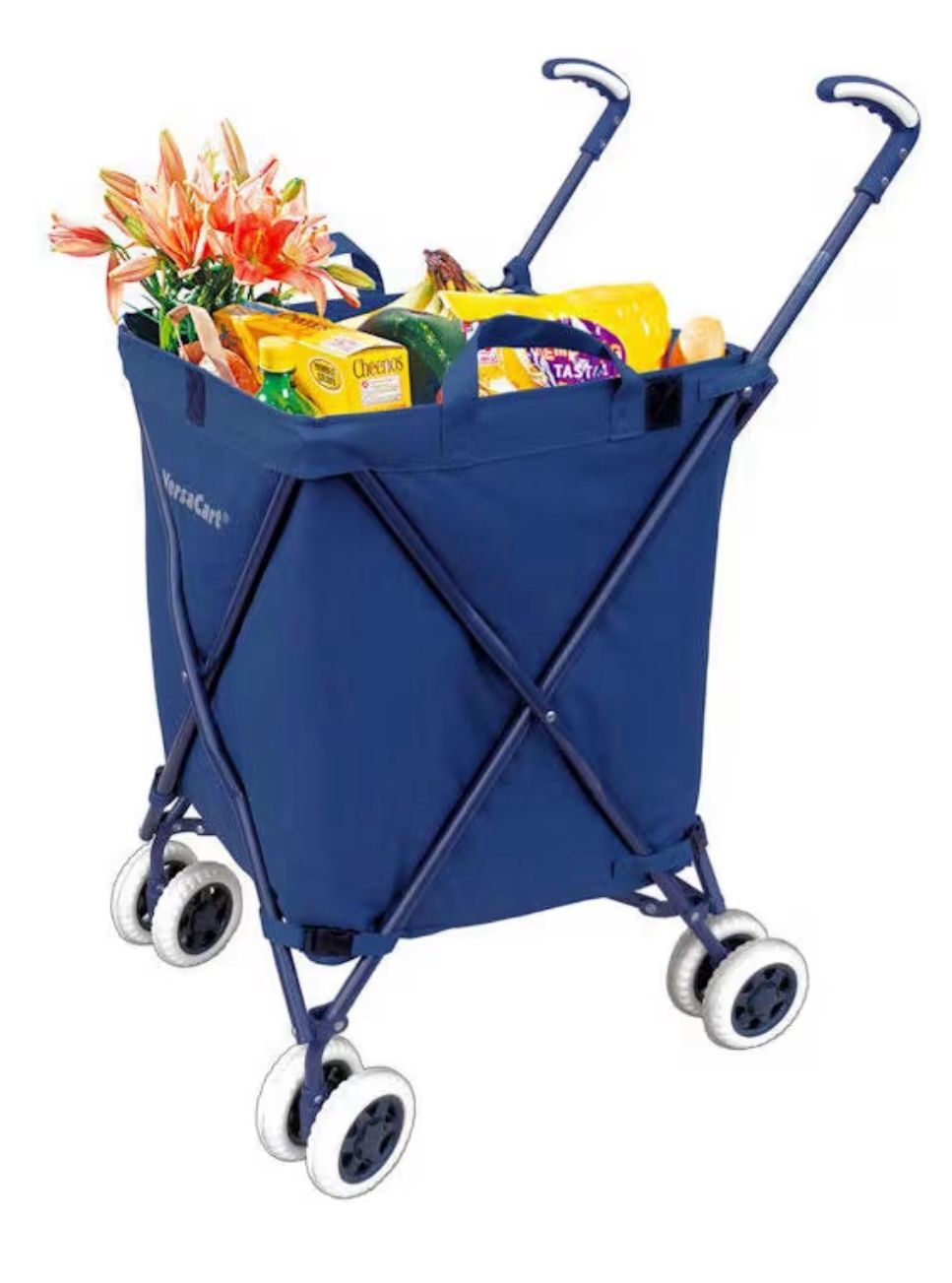 VersaCart Transit Folding Shopping Utility Cart Water-Resistant w/Cover New