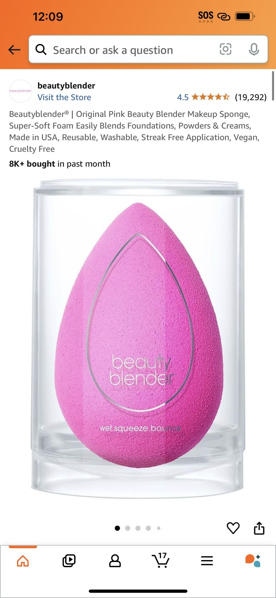 Beauty Blender Original New Box Of 6 Pcs $40