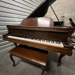 TODAY ONLY! STEINWAY & SONS GRAND PIANO WITH MATCHING BENCH! FREE DELIVERY!