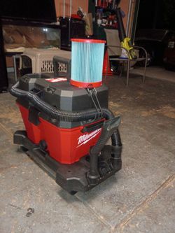 Milwaukee 6 gallon wet dry cordless vacuum