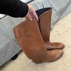 Leather Boots Sz 8