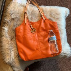 Leather Michael Kors Shoulder Bag