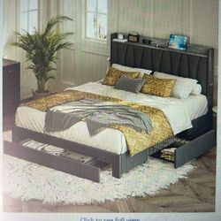 Queen Size Bed Frame - New