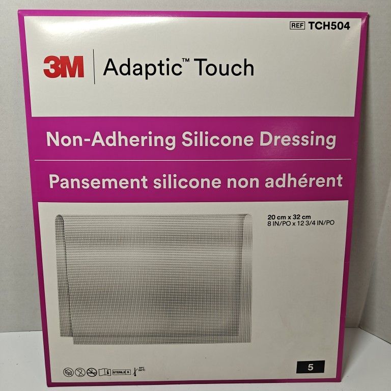 3M

Adaptic™ Touch

Non-Adhering Silicone Dressing

Pansement silicone non adhérent
