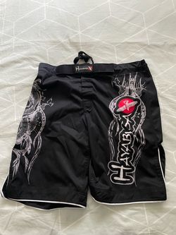 Hayabusa Black MMA shorts Muay Thai