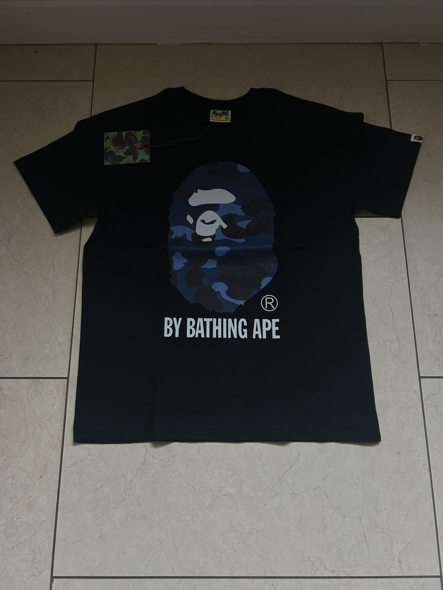 Black blue camo Bape